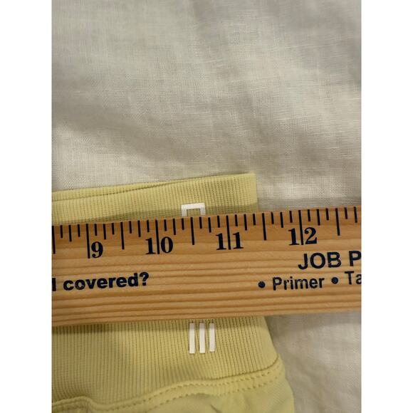 DFYNE High Rise Pull On Ruched Impact Shorts Yellow Women's Size - Picture 6 of 7